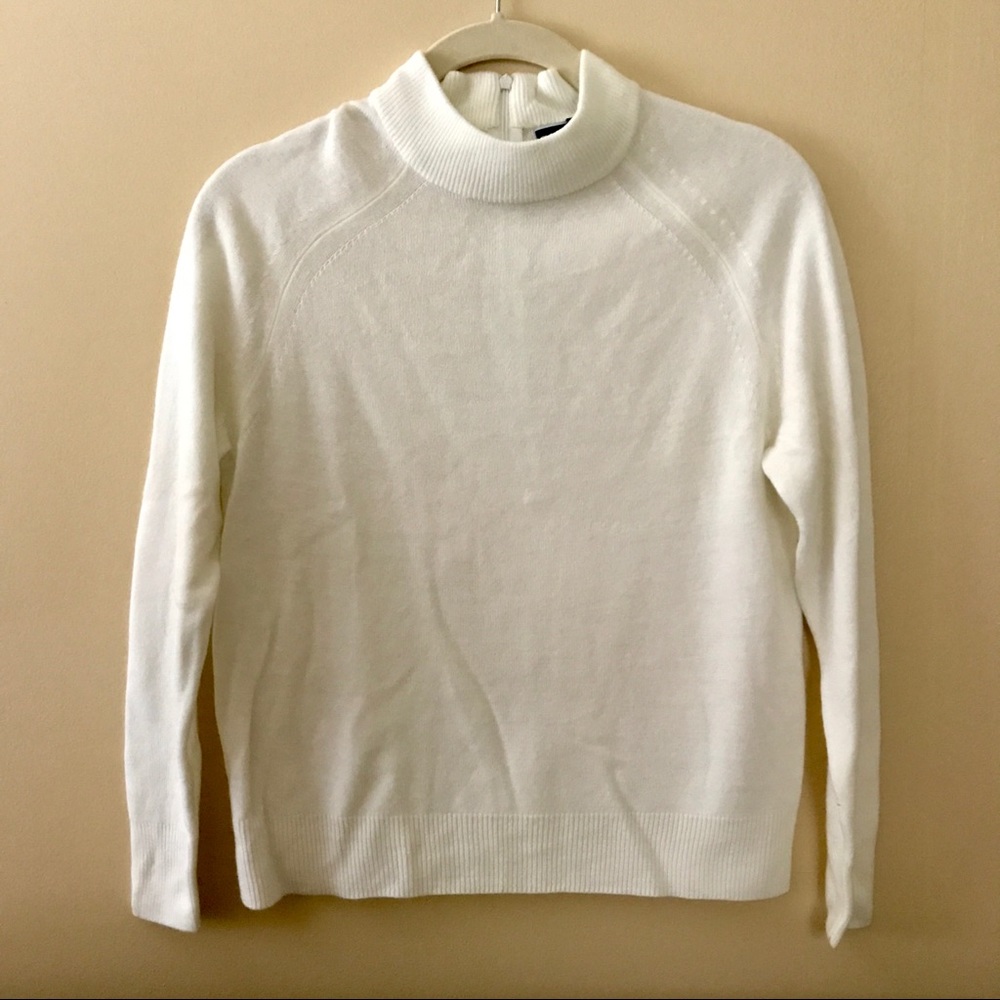 Karen Scott Petite Mock-Neck Sweater